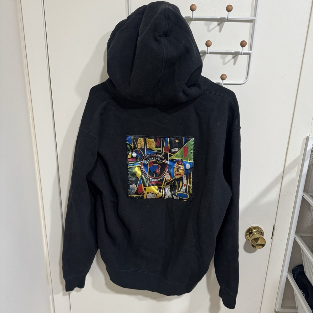Peloton x Jean-Michel Basquiat "Liberty" Hoodie Heavyweight Medium Black